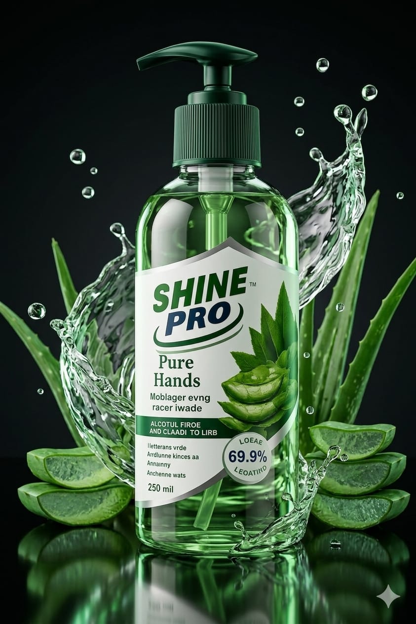 Shine Pro Pure Hands Hand Wash — Aloe Vera (250 ML)