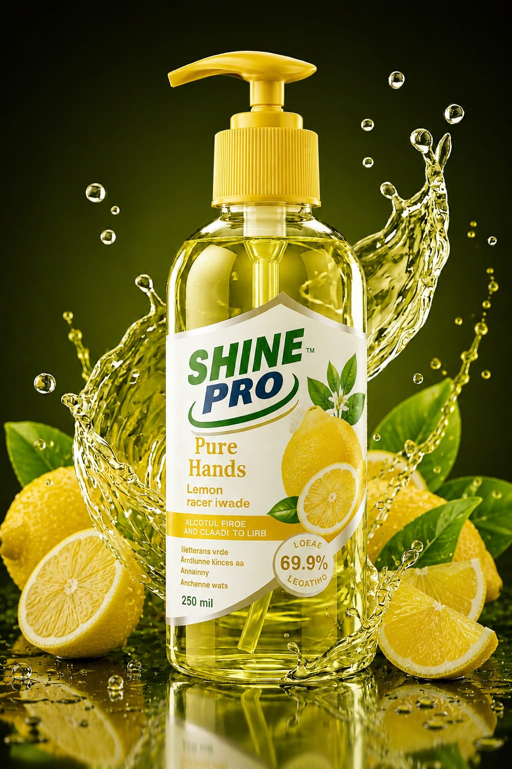Shine Pro Pure Hands Hand Wash — Lemon (250 ML)