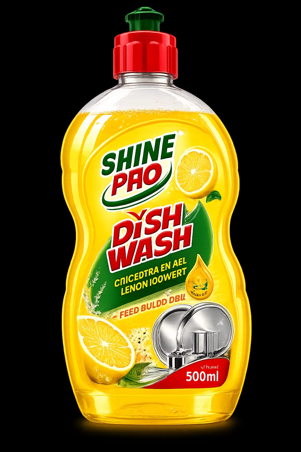 Shine Pro Dish Wash Cleaner — Lemon (500 ML)